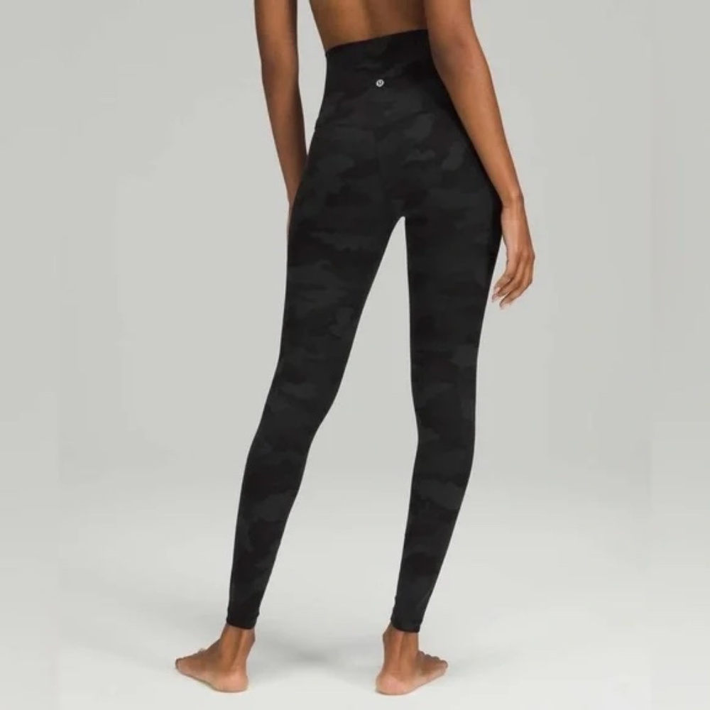 Lululemon Align High-Rise Pants (28in) Heritage 365 Camp Deep Coal - Size 6 - Picture 2 of 5